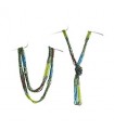 Sautoir Long Vert et Turquoise