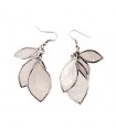 Boucles d'Oreilles Nacre Blanches