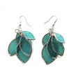 Boucles d'Oreilles Nacre Turquoise