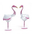 Set de 2 Coquetiers Flamants Roses