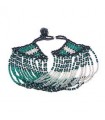 Bracelet en Perles Argent et Vert