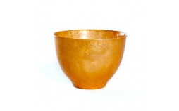 Tasse orange en nacre