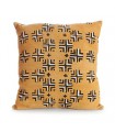 Coussin Graphique Ocre