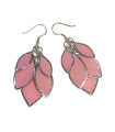 Boucles d'Oreilles Nacre Rose